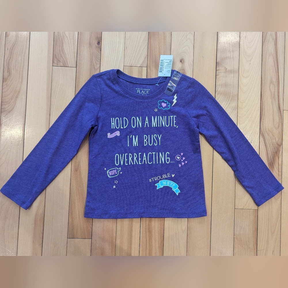 3/15$ The Children's Place Purple Kids Shirt